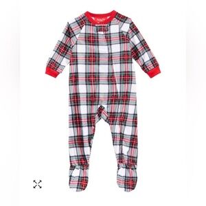 Family Pajamas Matching Baby Stewart Plaid Footed